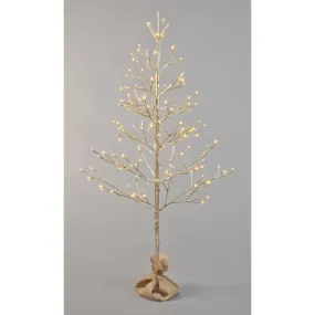 3 Foot Christmas Tree Light Feature Metal & Plastic with LED Lights Warm White