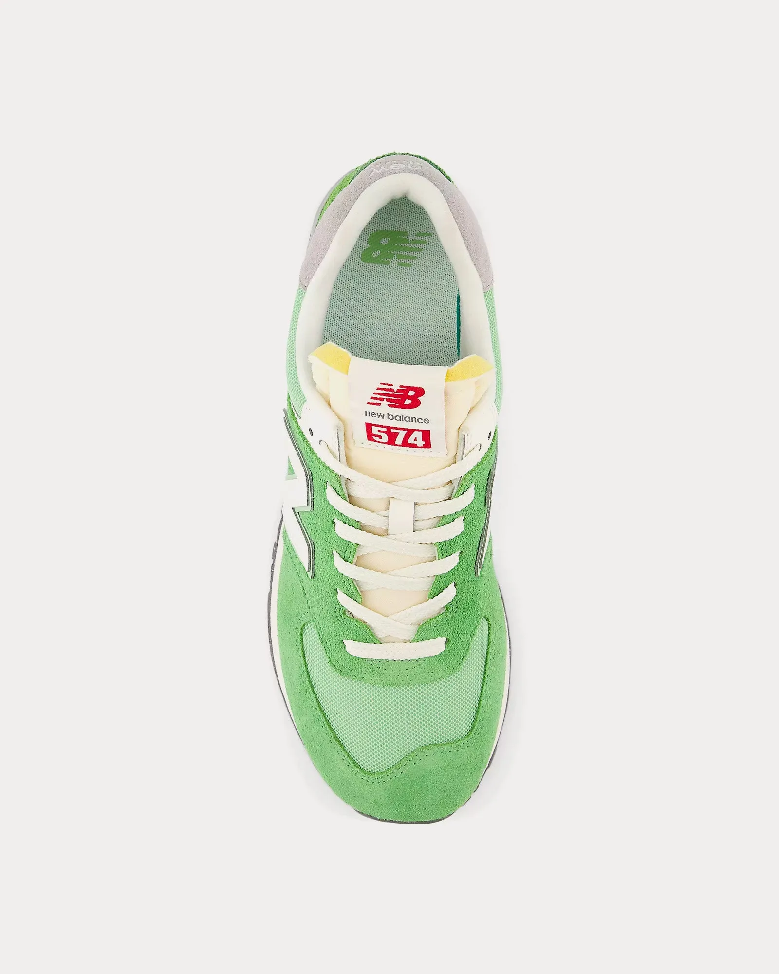 574 Chive / Sea Salt Low Top Sneakers