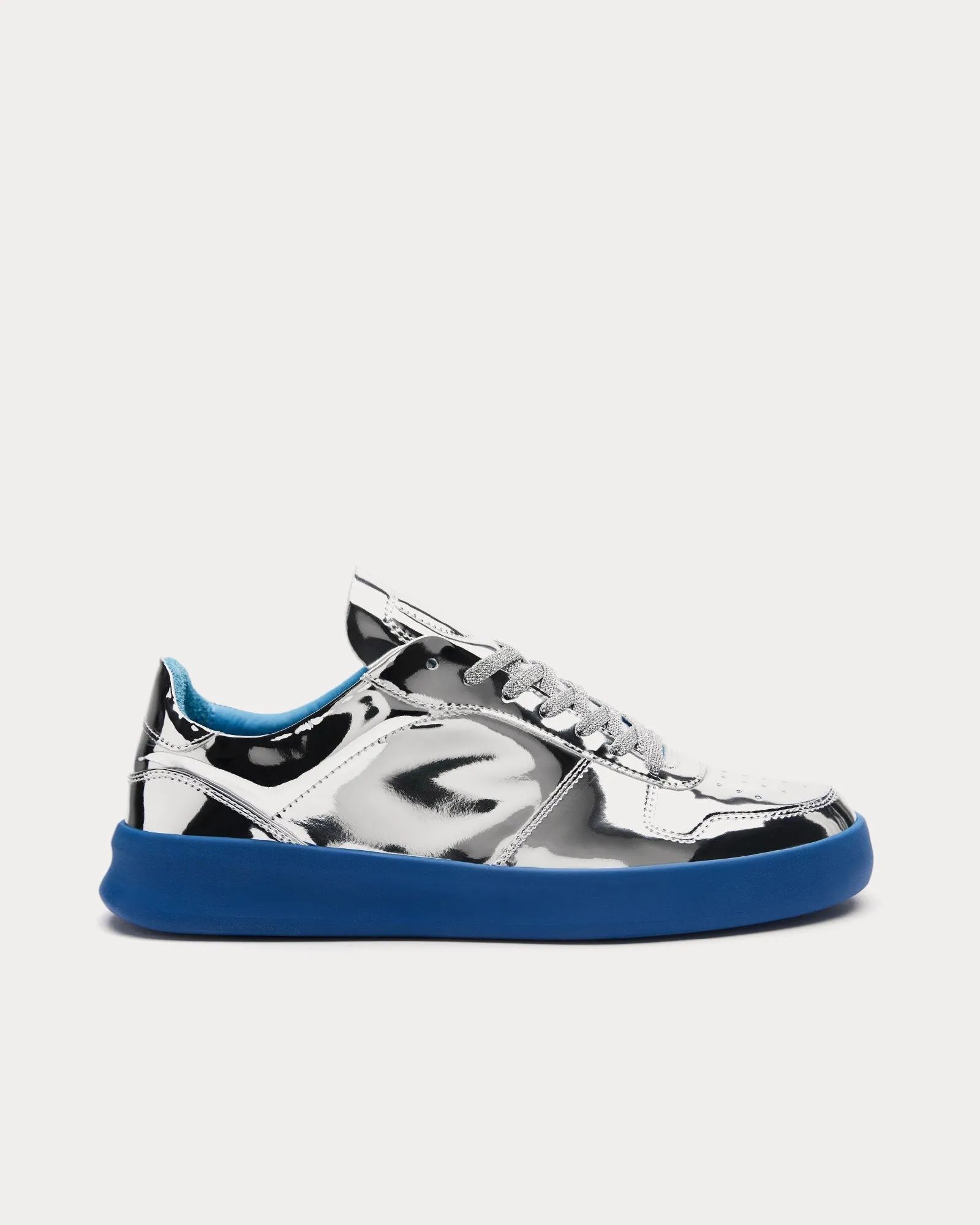 5A Cromato Silver Low Top Sneakers