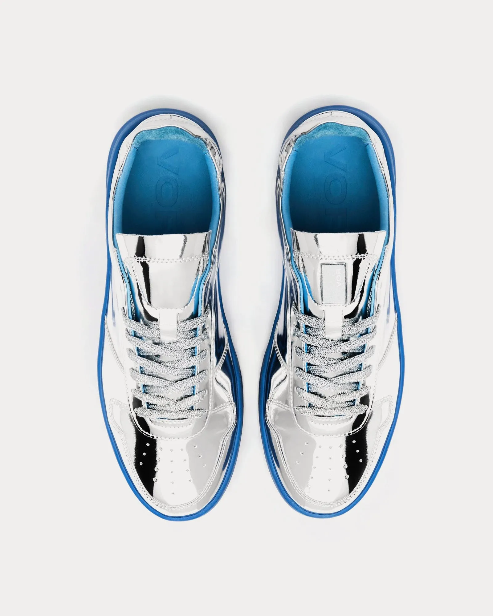 5A Cromato Silver Low Top Sneakers