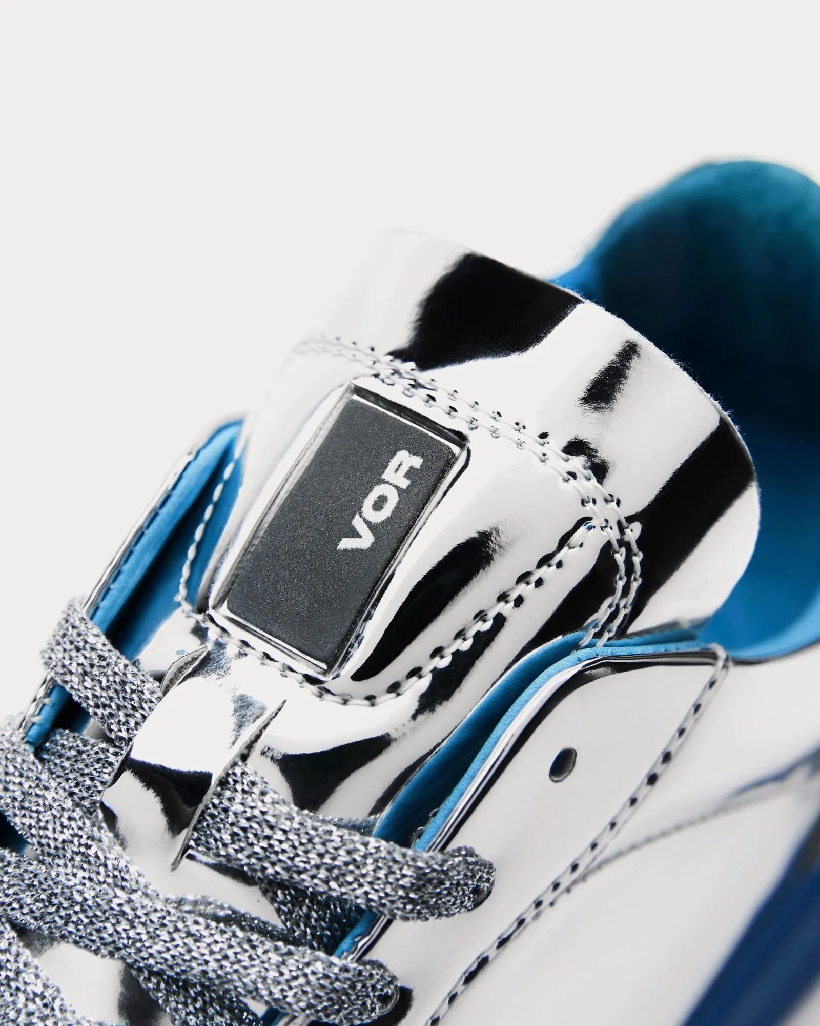 5A Cromato Silver Low Top Sneakers