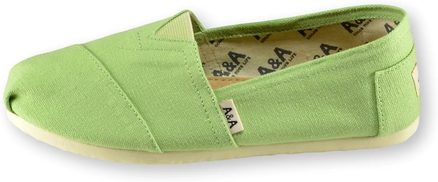 A&A - Espadrilles for Women - Sandals - Canvas Shoes - Slip On Shoes - Alpargatas for Women - Unisex Shoes - Vegan Shoes