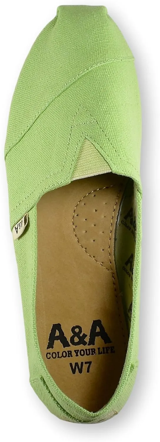 A&A - Espadrilles for Women - Sandals - Canvas Shoes - Slip On Shoes - Alpargatas for Women - Unisex Shoes - Vegan Shoes