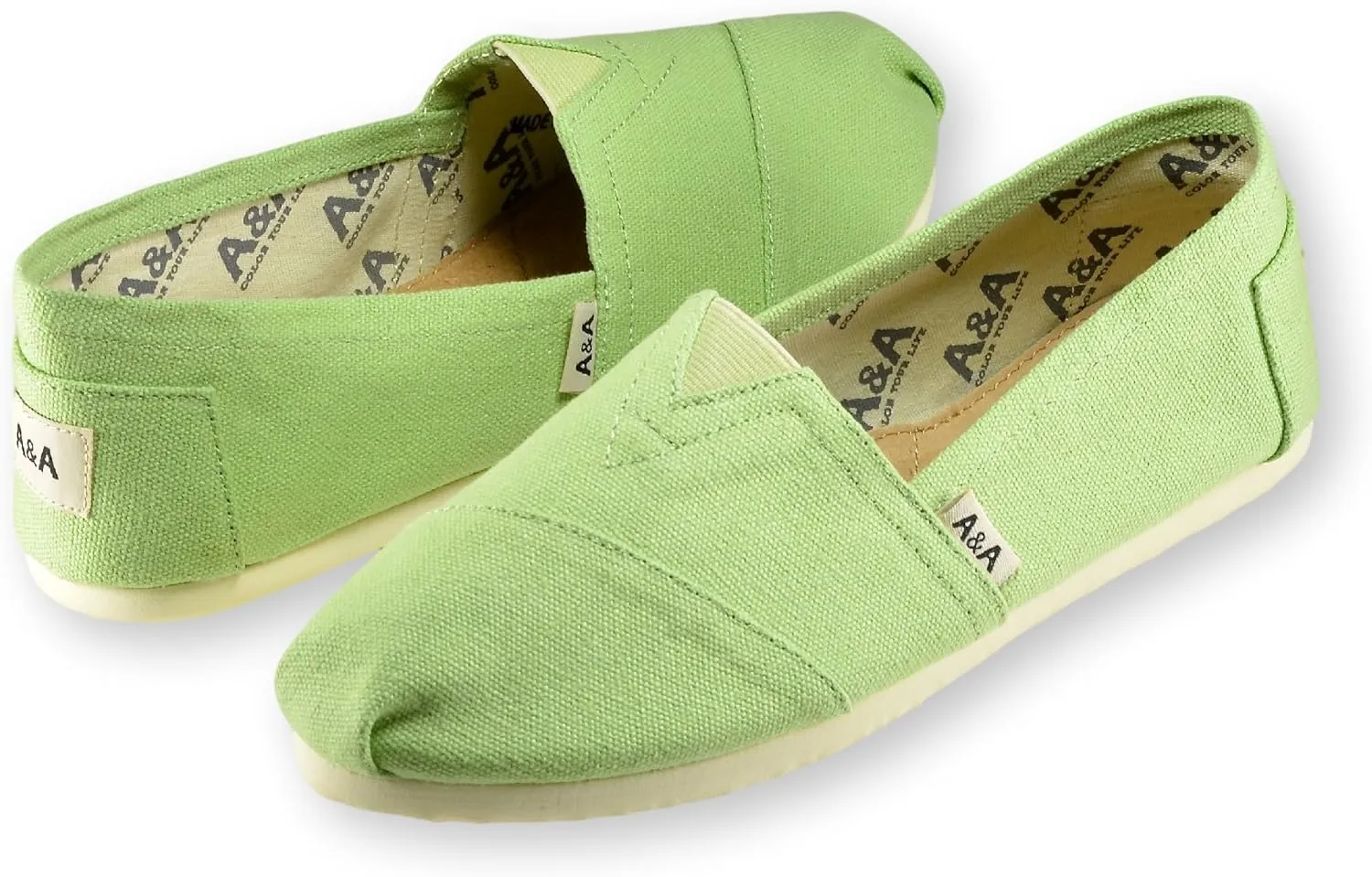 A&A - Espadrilles for Women - Sandals - Canvas Shoes - Slip On Shoes - Alpargatas for Women - Unisex Shoes - Vegan Shoes