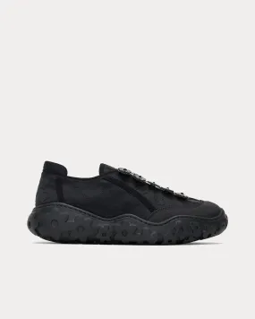Alina Black Slip On Sneakers