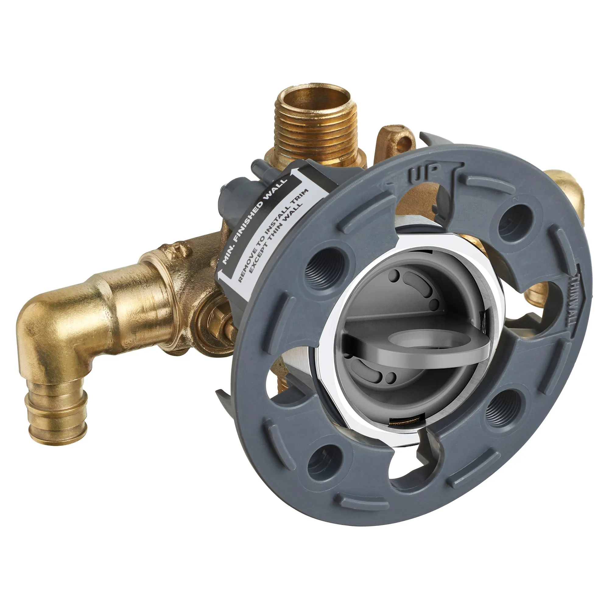 American Standard Flash Shower Rough-In Valve With PRX Inlet Elbows/Universal Outlets With Screwdriver Stops for Cold Expansion System RU108ESS