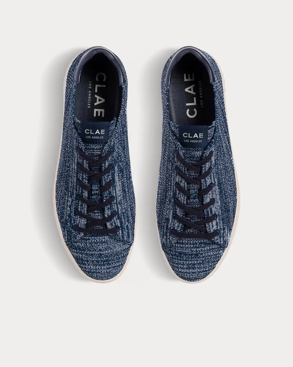 BRADLEY KNIT X SEAQUAL Navy Two-Tone Low Top Sneakers
