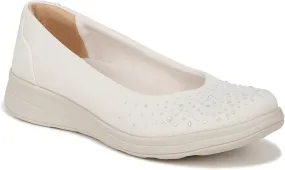 BZees Women's Golden Bright Machine Washable Slip on Loafer Sneaker