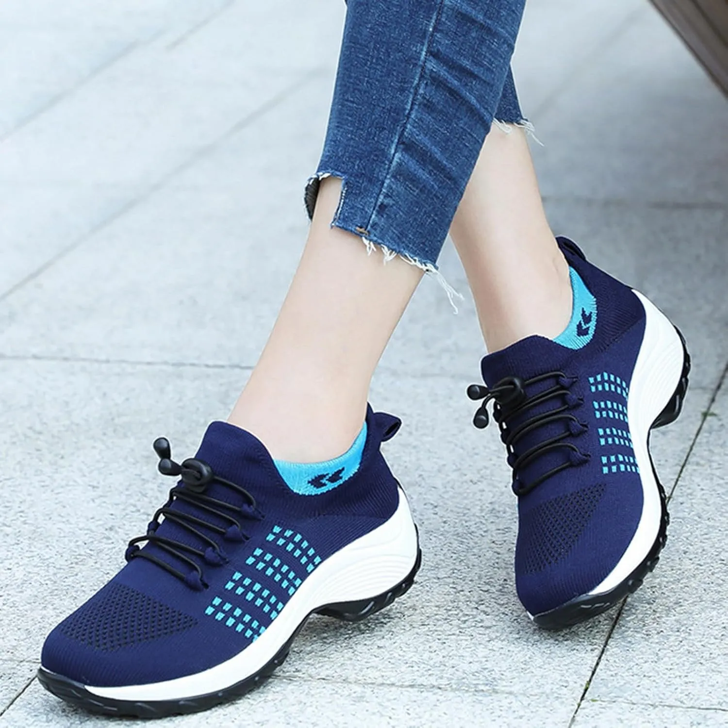 Comfortwear Ortho Stretch Cushion Shoes for Women Plantar Fasciitis, Arch Support Comfort Wear Ortho Shoes for Women