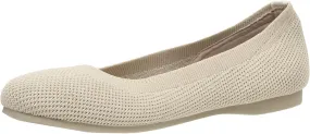 CUSHIONAIRE Women's Tyra Knit Flat with  Memory Foam and Wide Widths Available