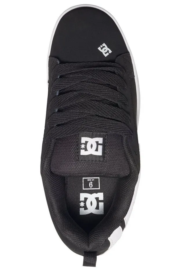 DC - Court Graffik Shoes | Black White