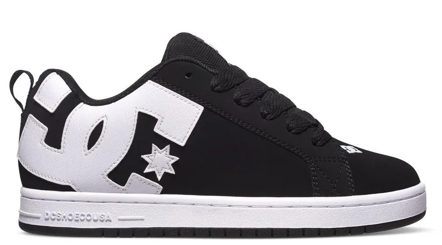 DC - Court Graffik Shoes | Black White