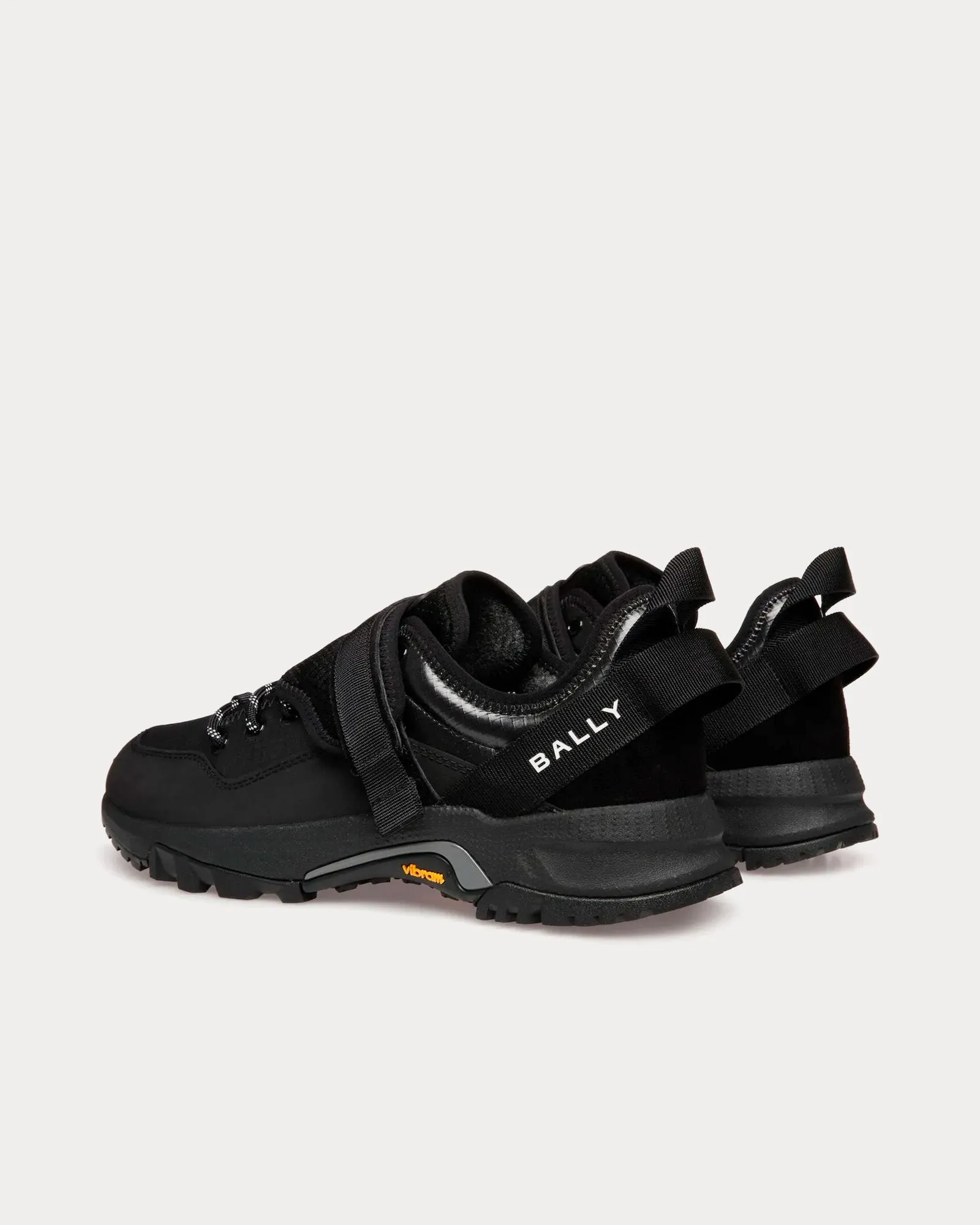 Fast Nylon Black Low Top Sneakers