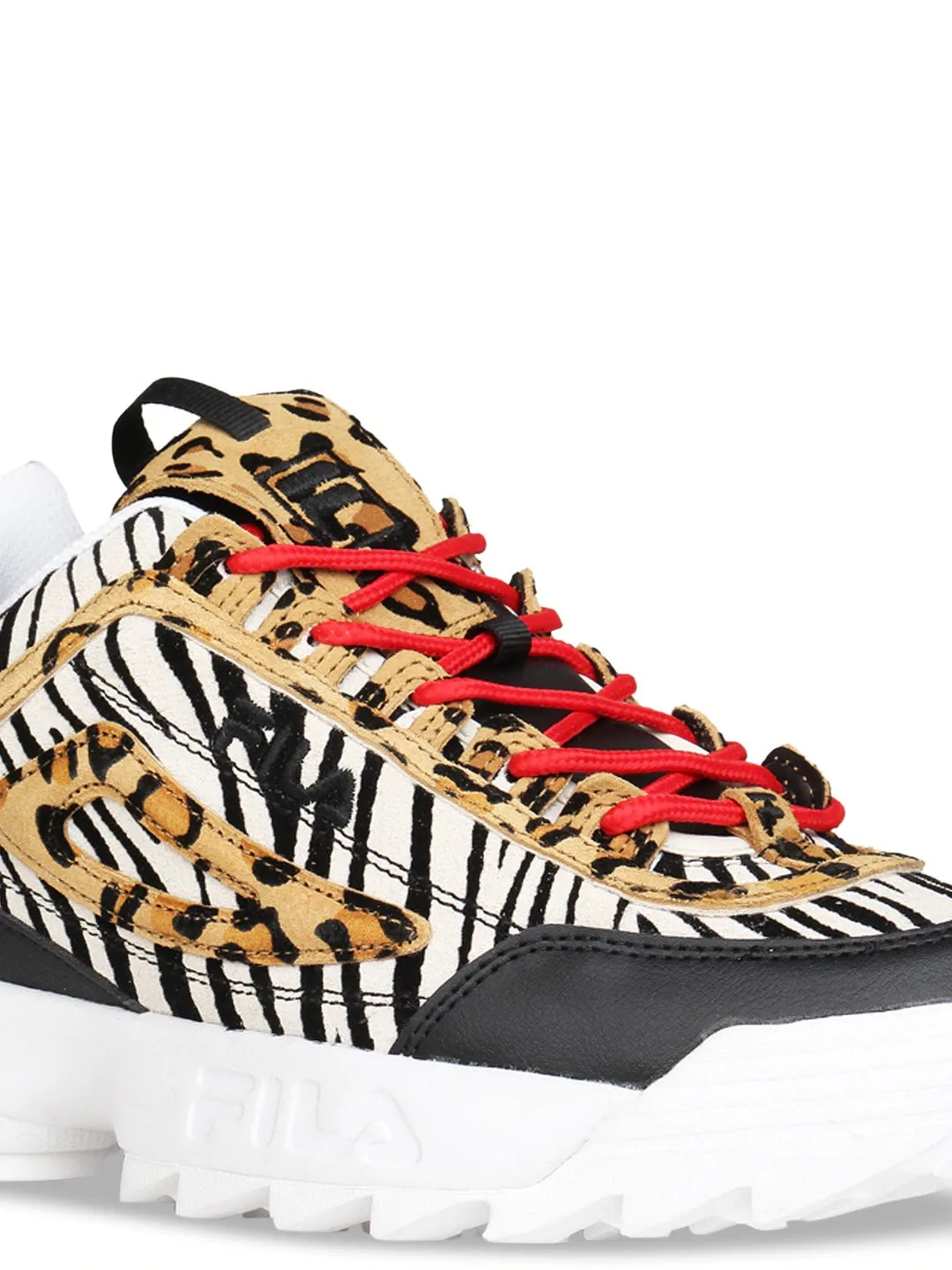 Fila Black Disruptor II Animal Women's Sneaker