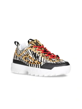 Fila Black Disruptor II Animal Women's Sneaker