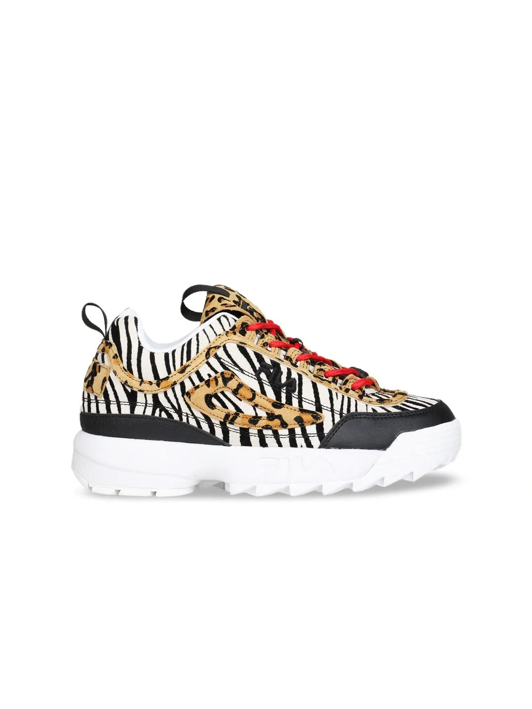 Fila Black Disruptor II Animal Women's Sneaker