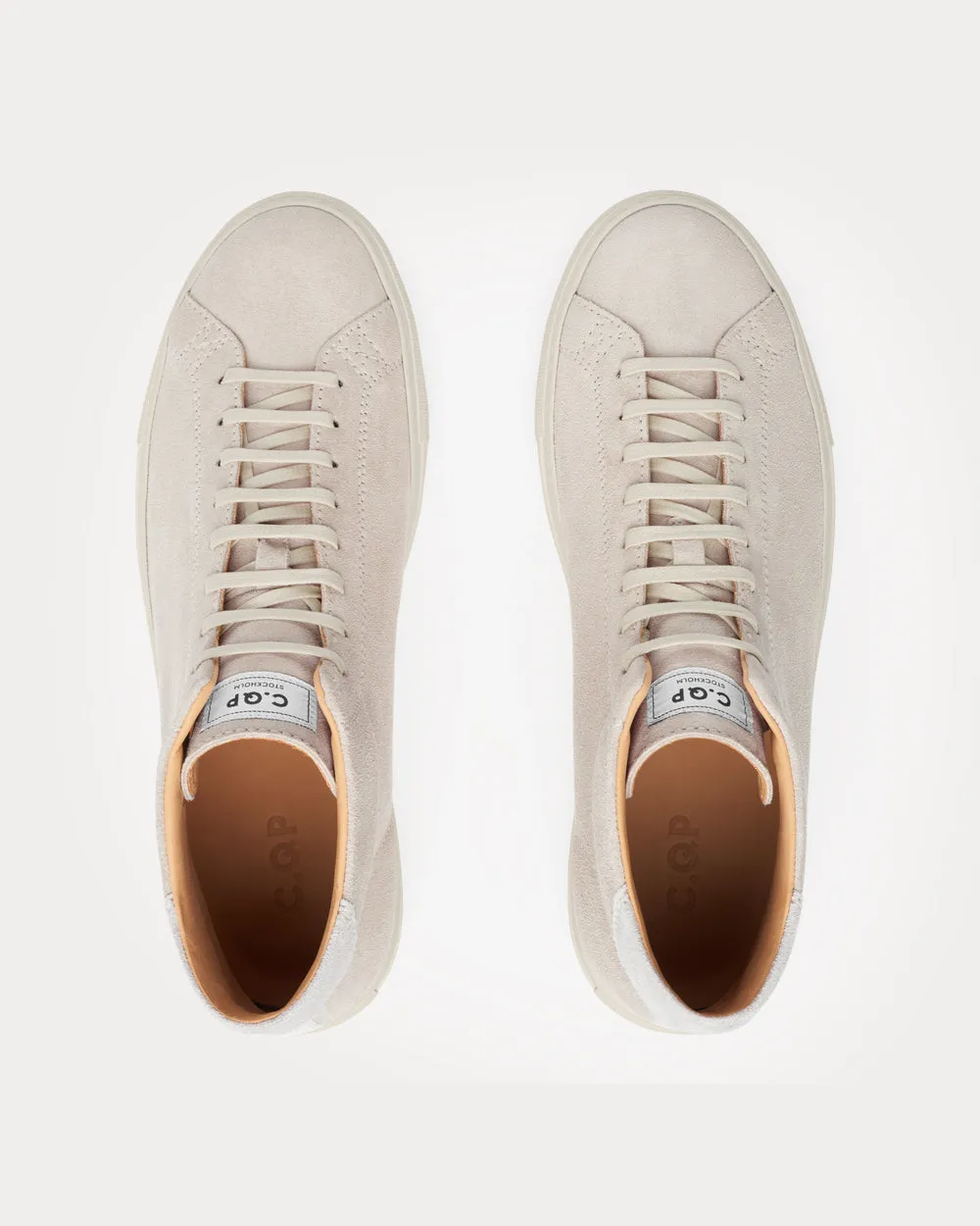 Flyback Ivory High Top Sneakers