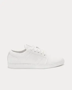 Gaia White Low Top Sneakers
