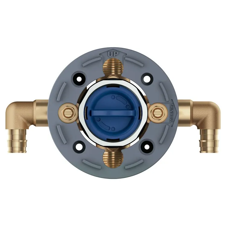 GrohSafe 3.0 Pressure Balance Rough-In Valve with 1/2" PEX Cold Expansion Elbow Inlets and 1/2" Universal Outlets