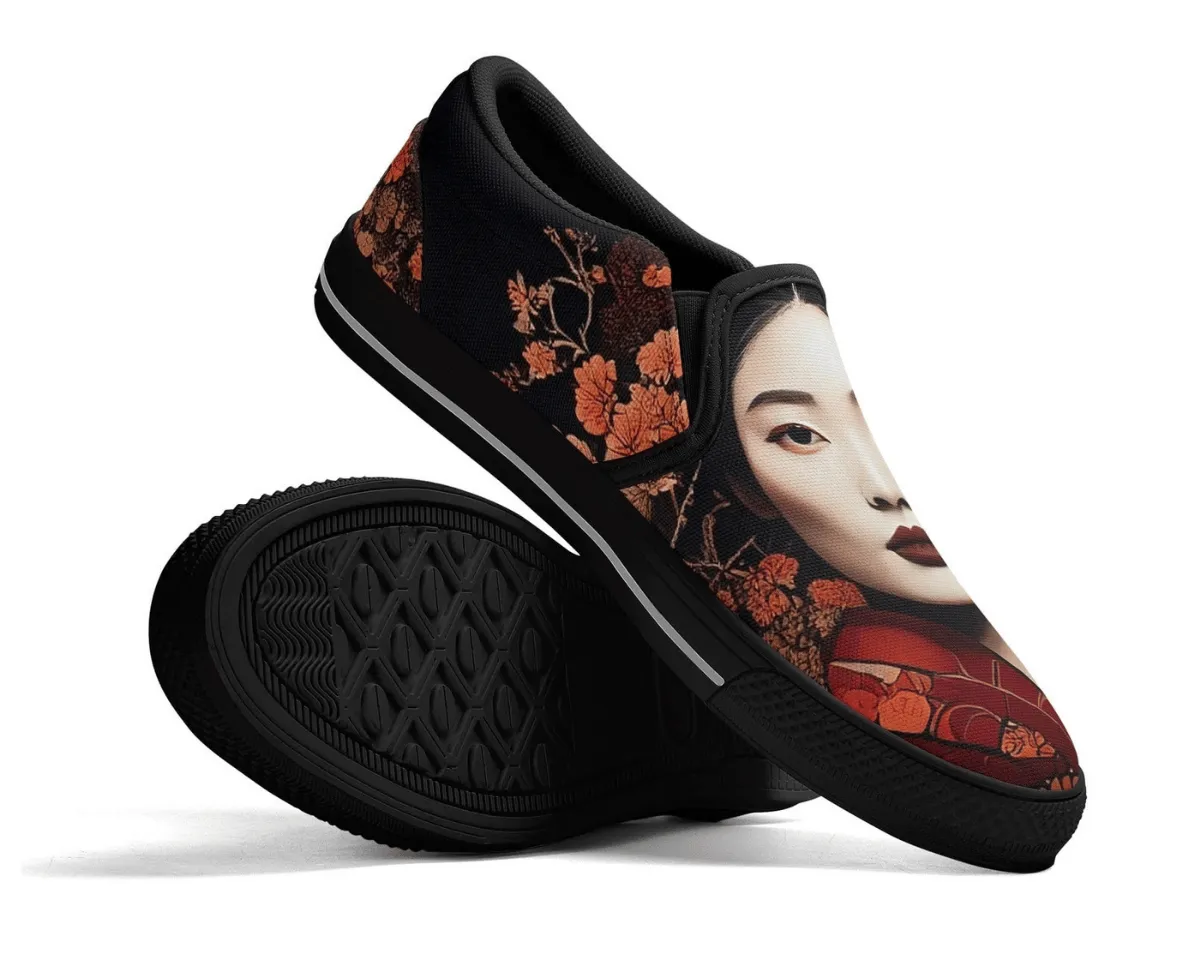 Hanami Portrait Slip-Ons