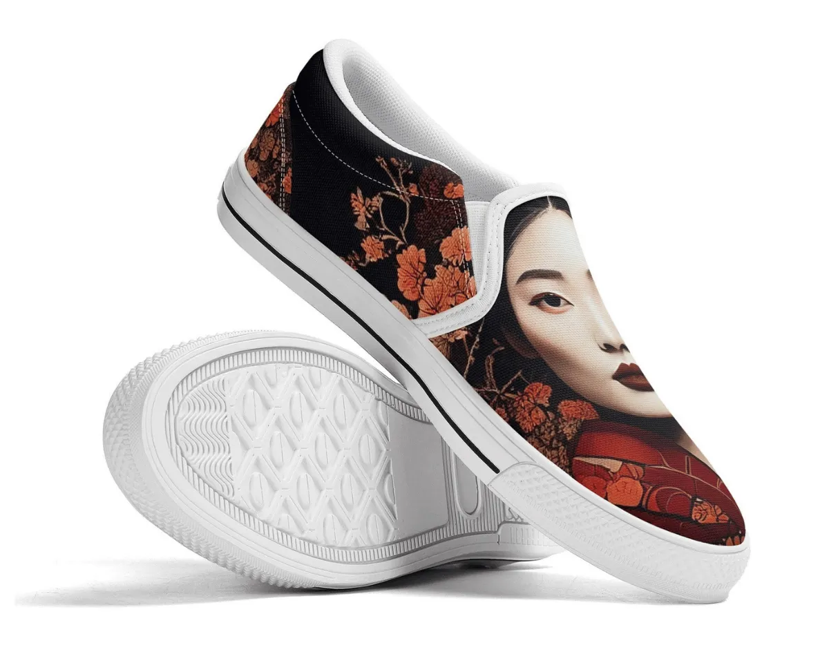 Hanami Portrait Slip-Ons