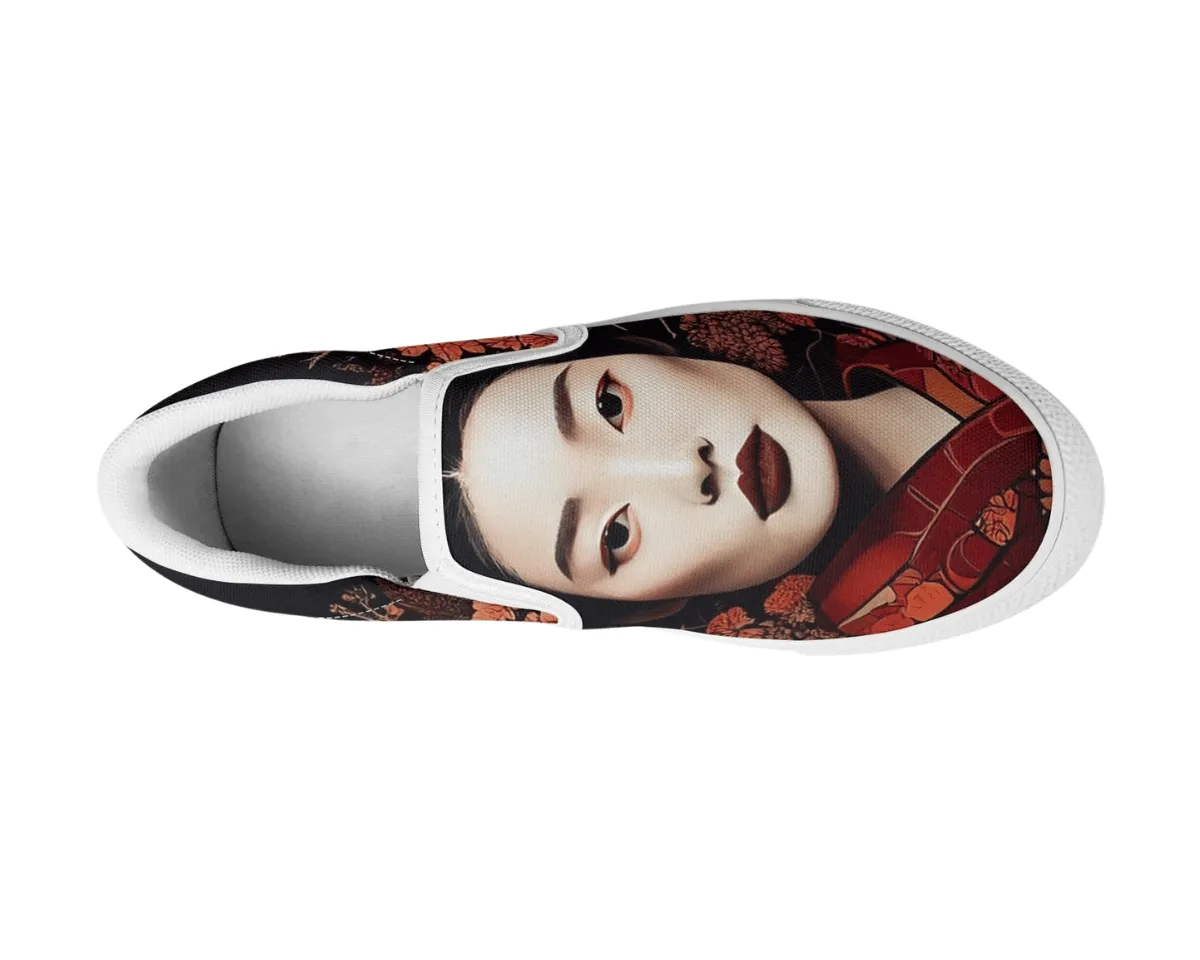 Hanami Portrait Slip-Ons