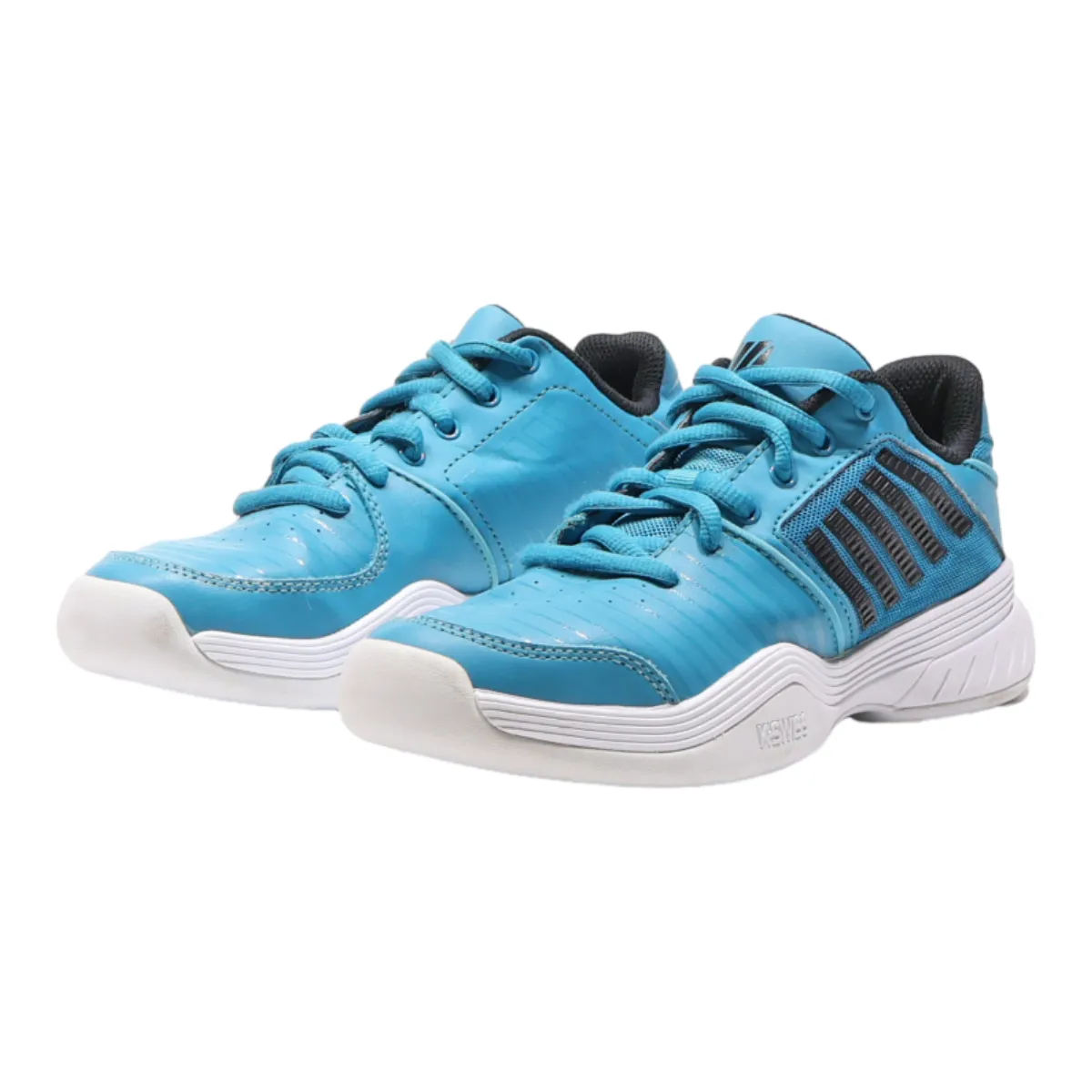 K-SWISS Sneaker Trainers Blue Synthetic Womens UK 5.5