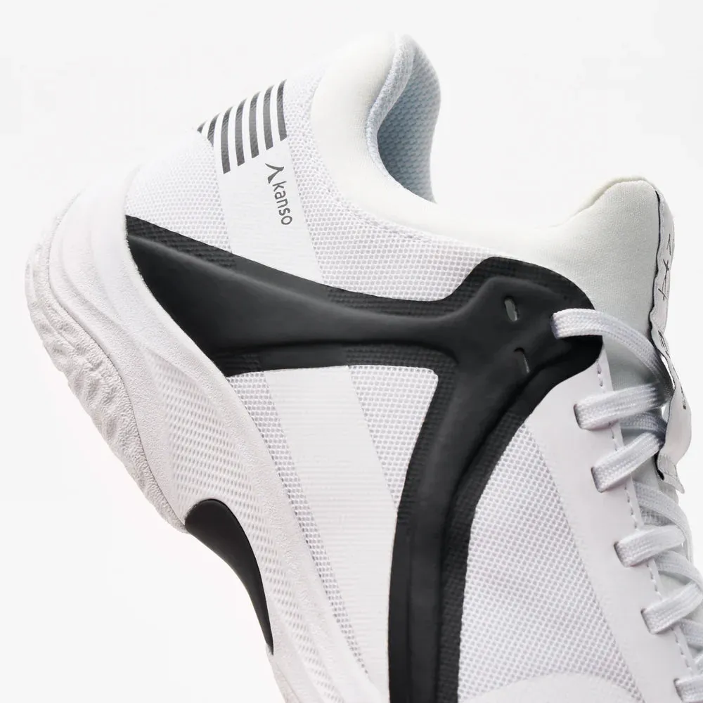 Kanso Equilibrium EQx3 Unisex Badminton Shoes - White / Black