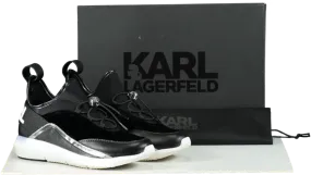 Karl Lagerfeld Black Vitesse Trainers UK 3