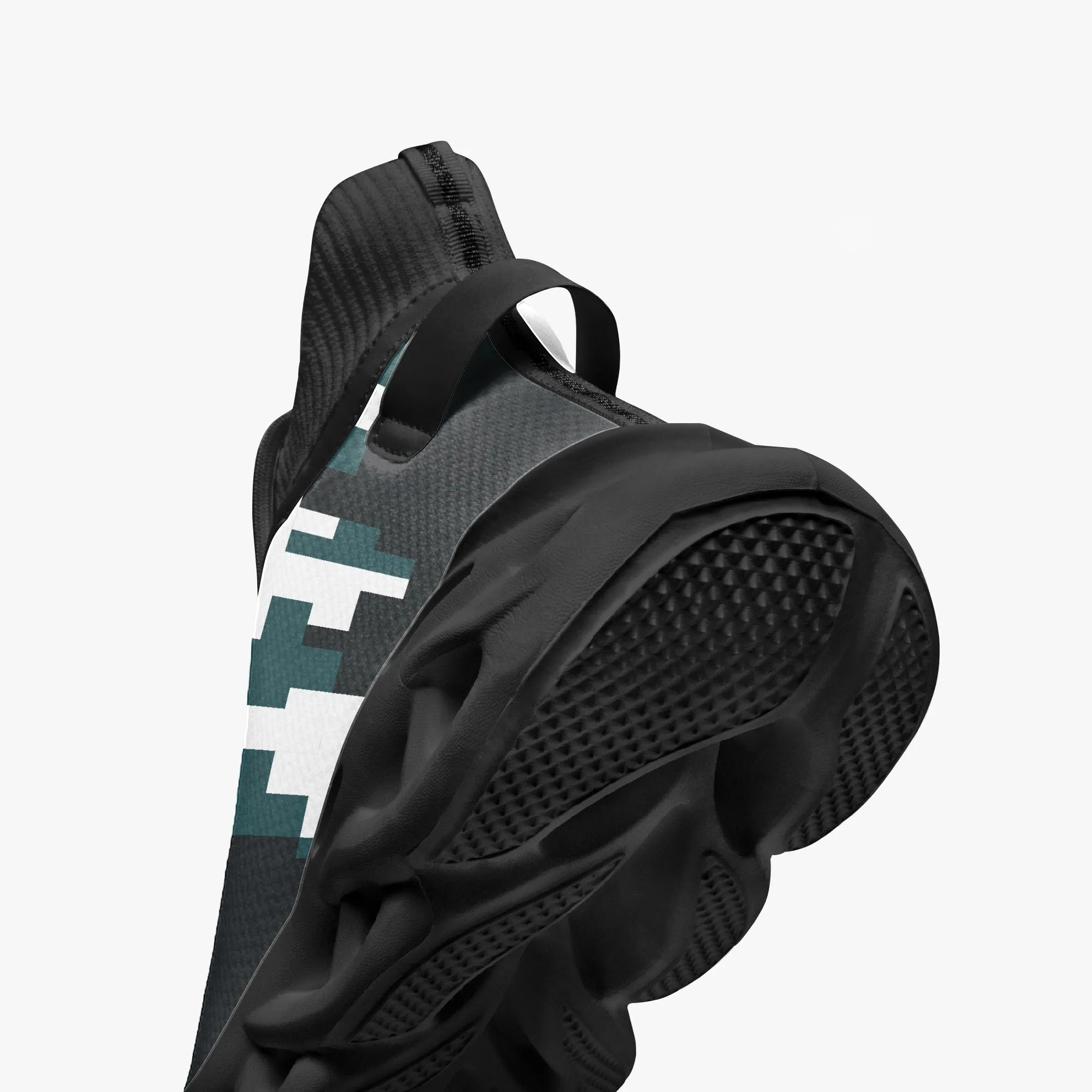 Kicxs PHI High-top Bounce Mesh Knit Sneakers