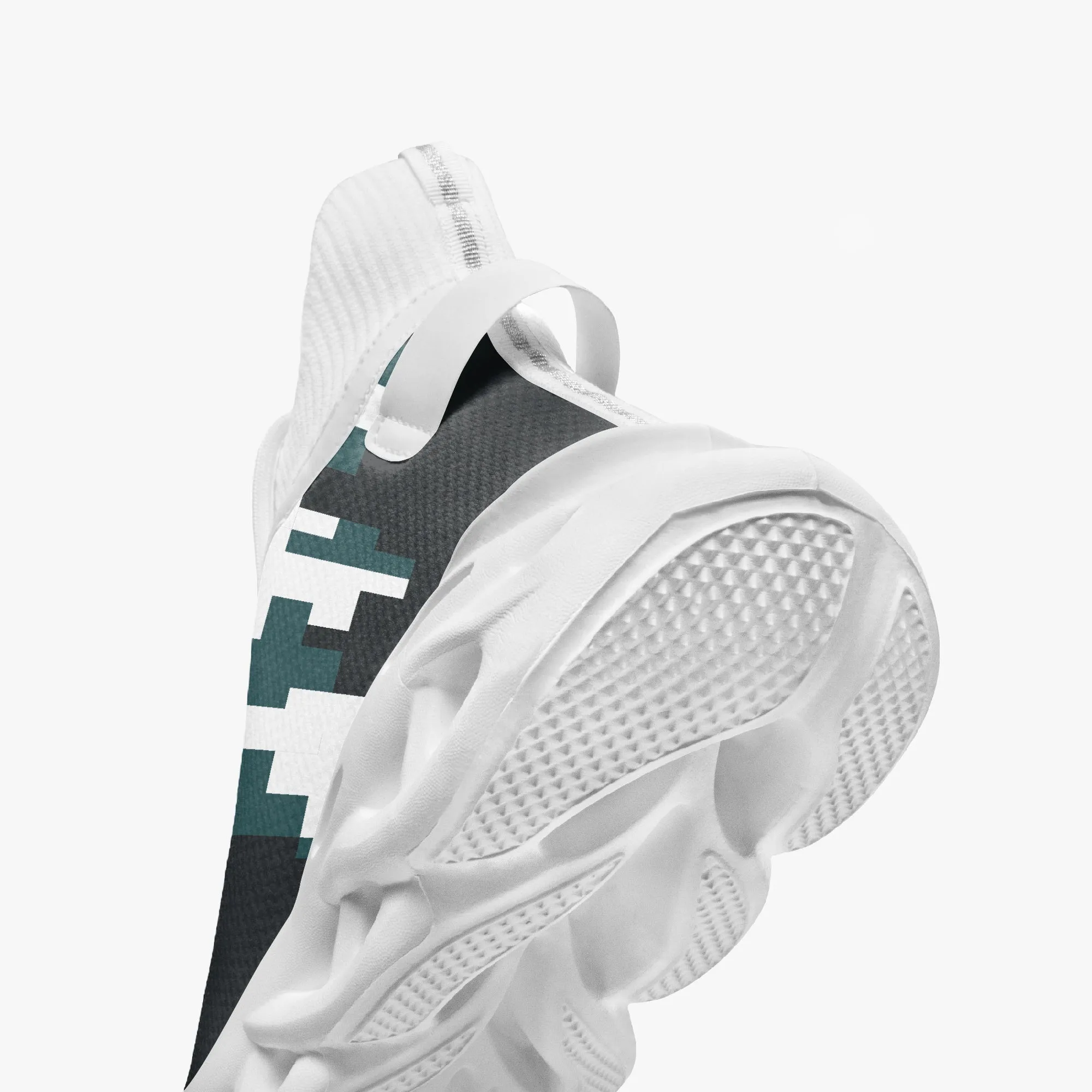Kicxs PHI High-top Bounce Mesh Knit Sneakers