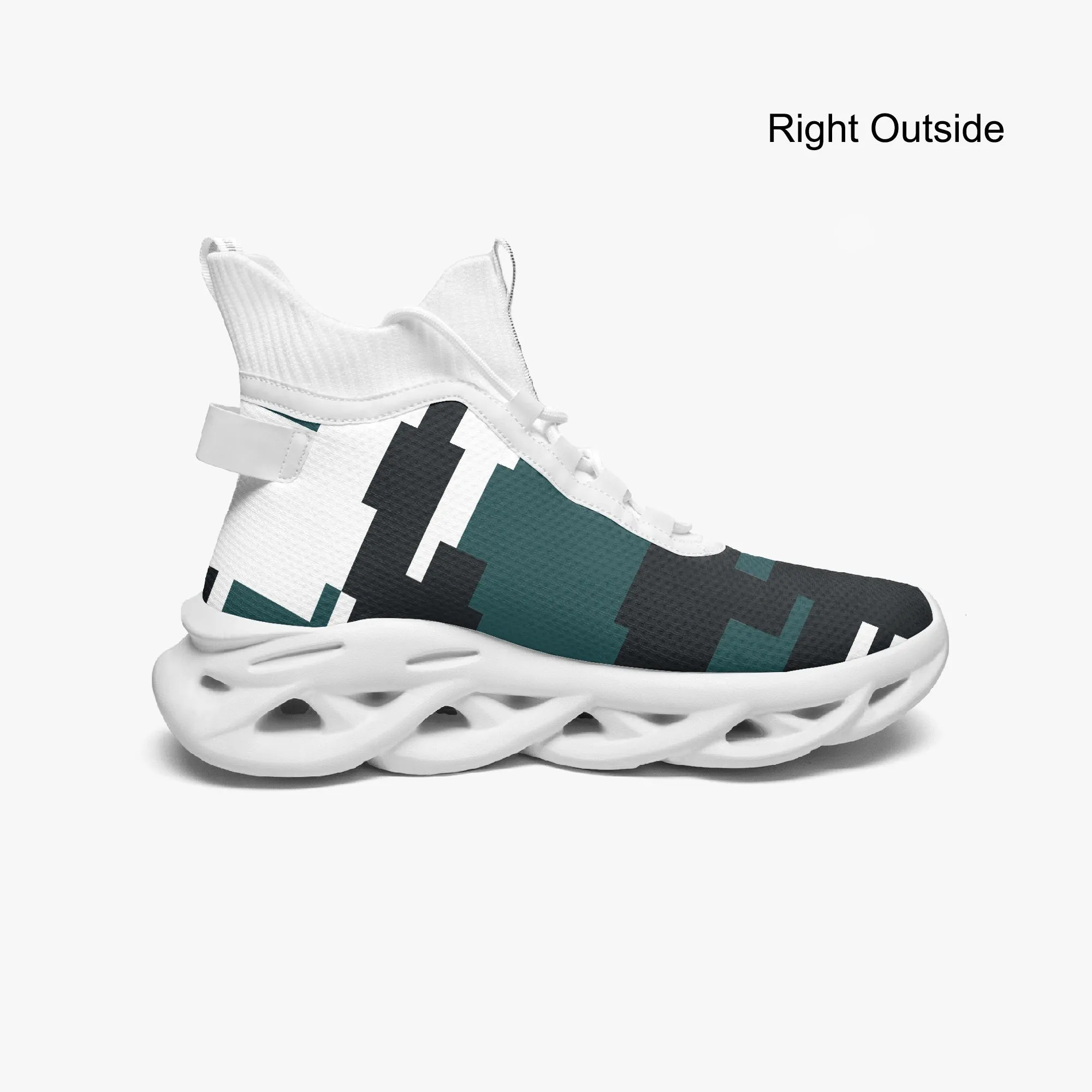 Kicxs PHI High-top Bounce Mesh Knit Sneakers