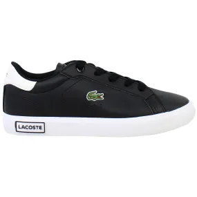 Lacoste Powercourt 0721 1 SUC Kids Black Trainers