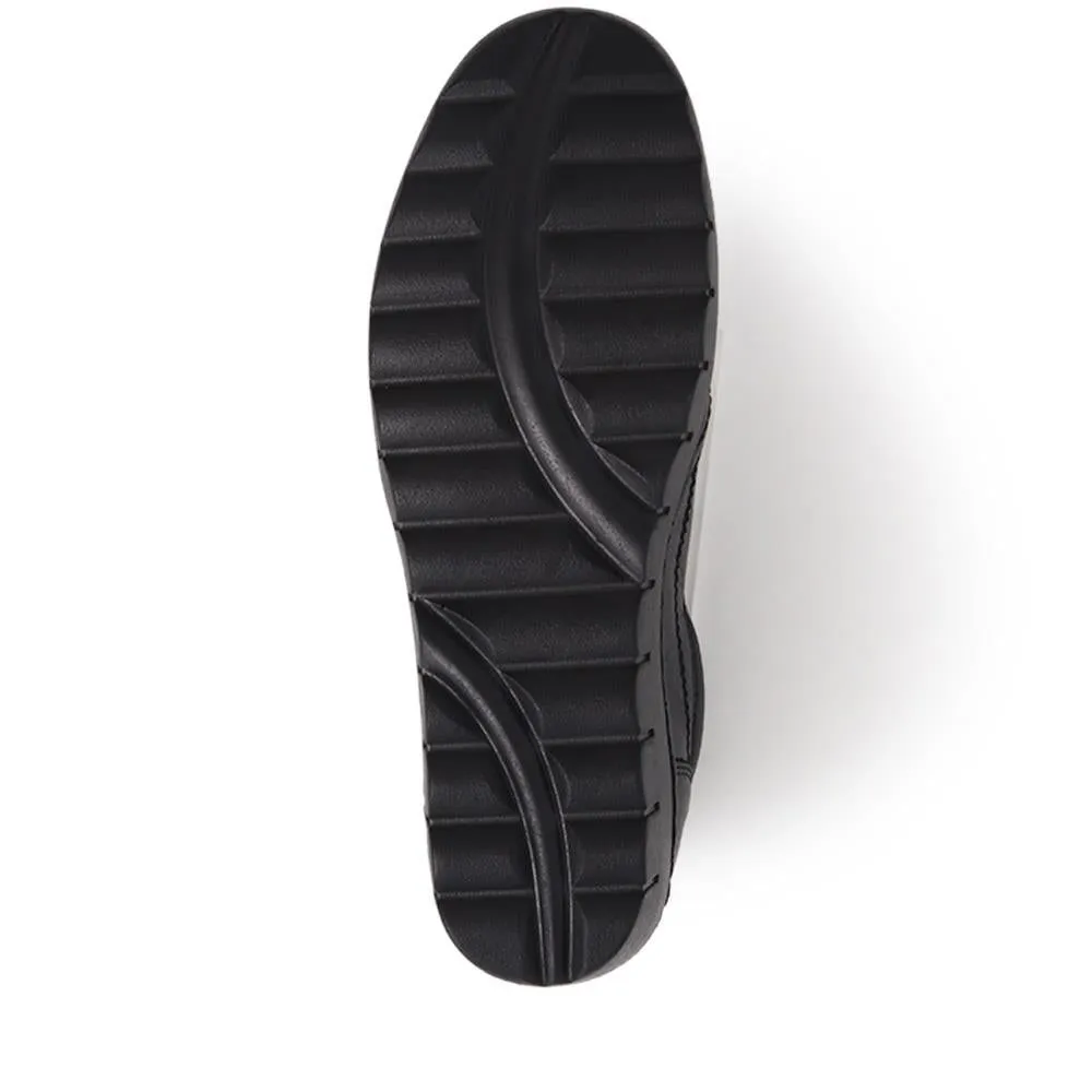 Leather Slip-On Shoes - LUCK40009 / 326 378