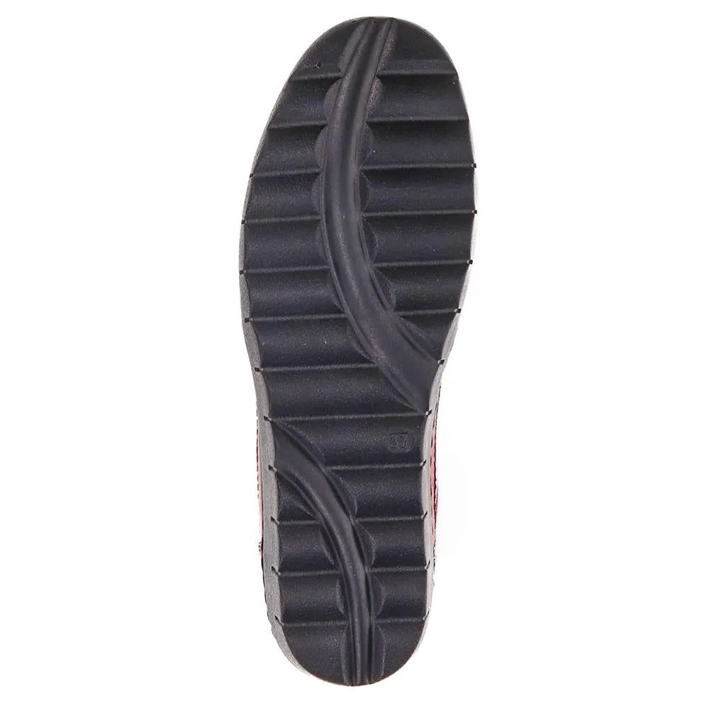 Leather Slip-On Shoes - LUCK40009 / 326 378