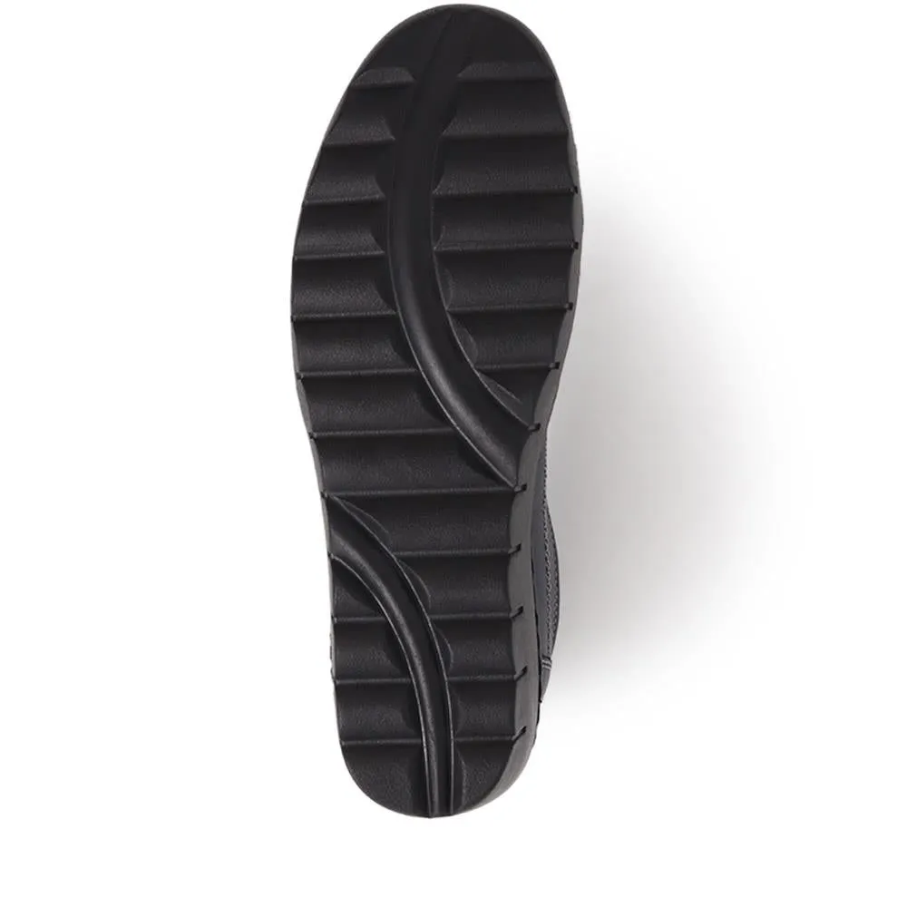Leather Slip-On Shoes - LUCK40009 / 326 378