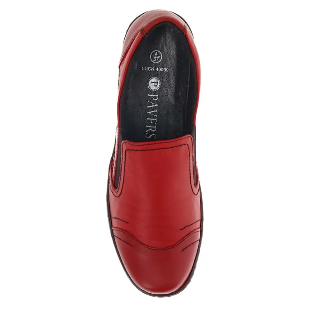Leather Slip-On Shoes - LUCK40009 / 326 378