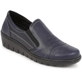 Leather Slip-On Shoes - LUCK40009 / 326 378