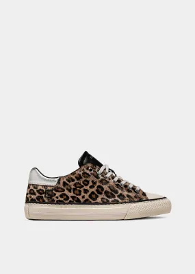Linea Pony Leopard Black Trainers
