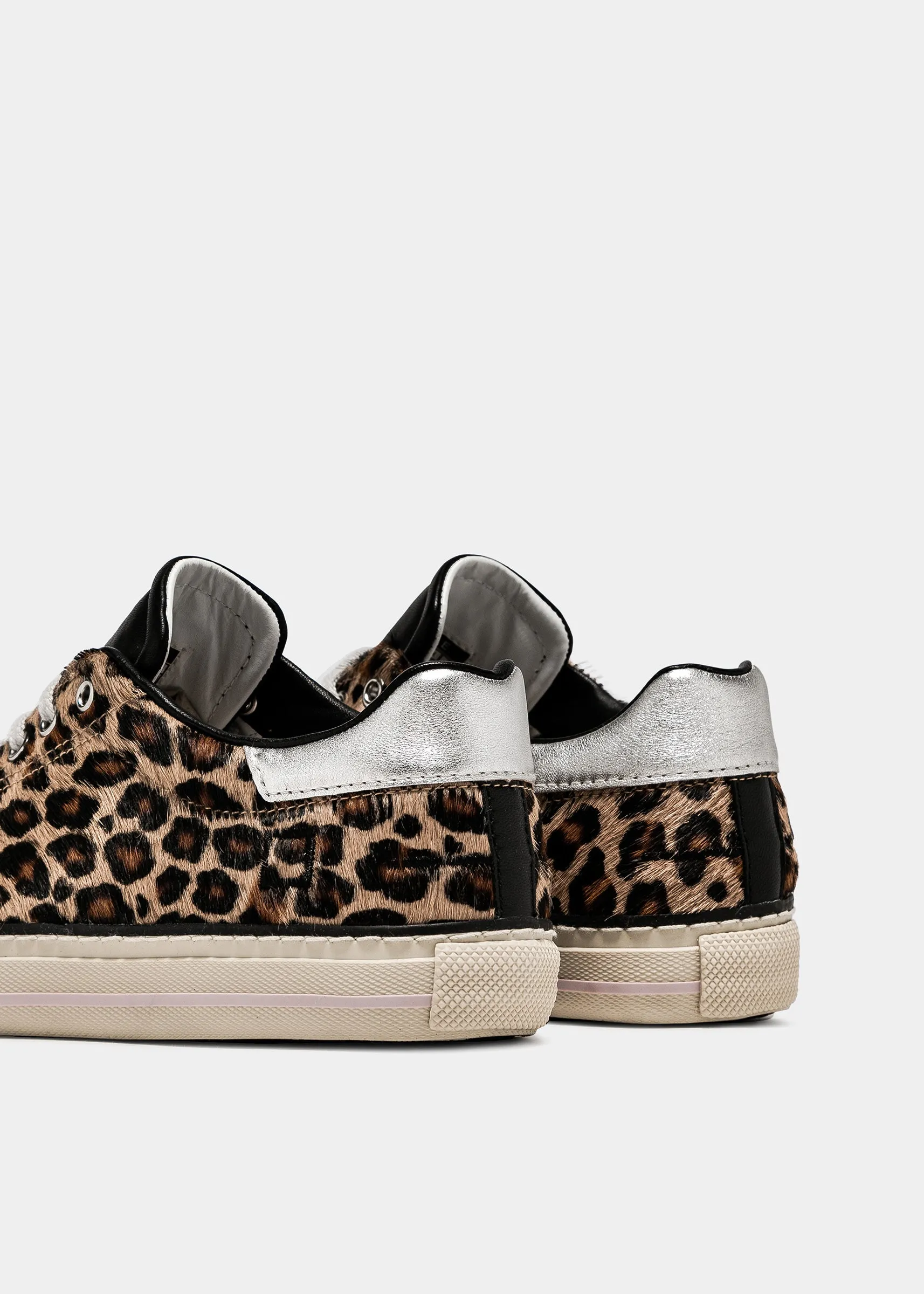 Linea Pony Leopard Black Trainers