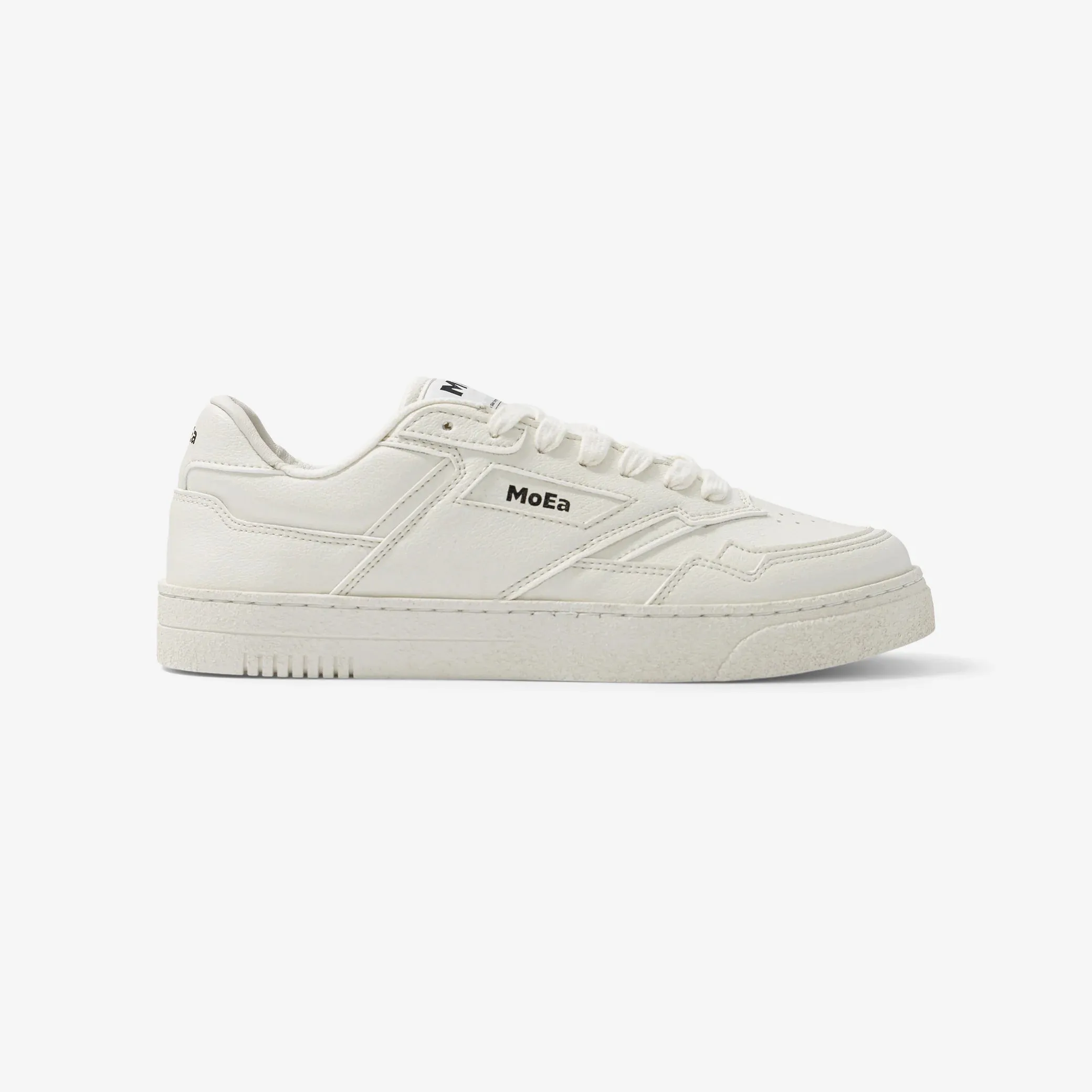 MoEa | GEN9 Corn Grained Vegan Sneakers | Pure White