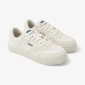 MoEa | GEN9 Corn Grained Vegan Sneakers | Pure White