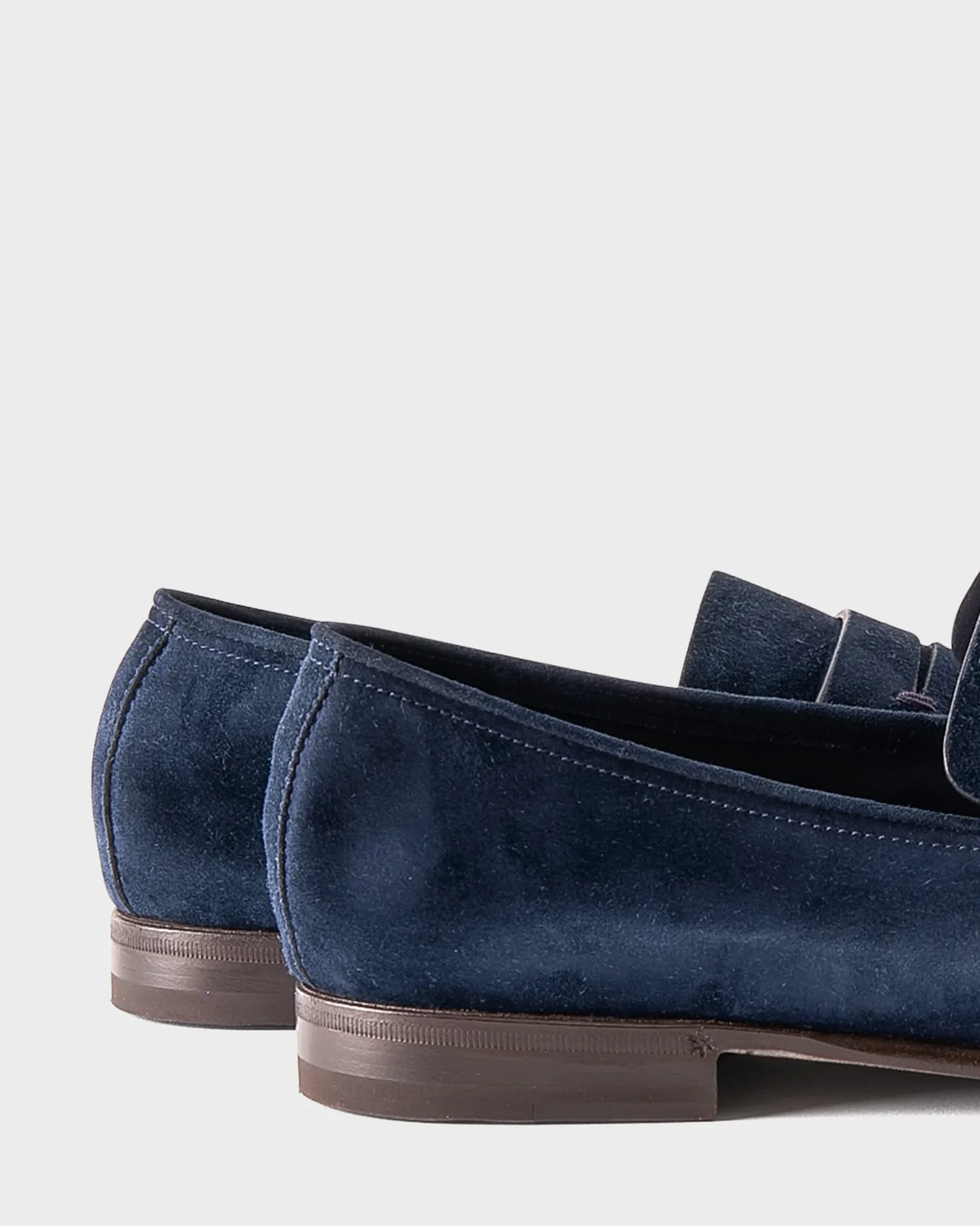 Navy Suede L'Asola Loafers