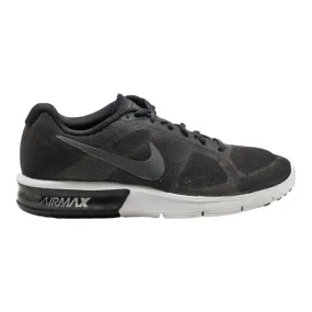 NIKE Air Max Sequent Sneaker Trainers Black Synthetic Mens UK 7.5