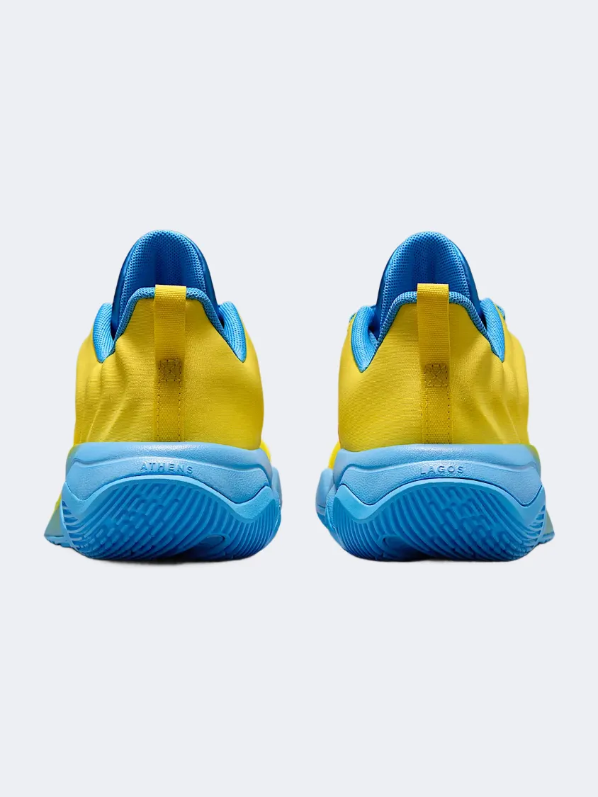 Nike Giannis Immortality Gs Boys Basketball Shoes Yellow/Blue