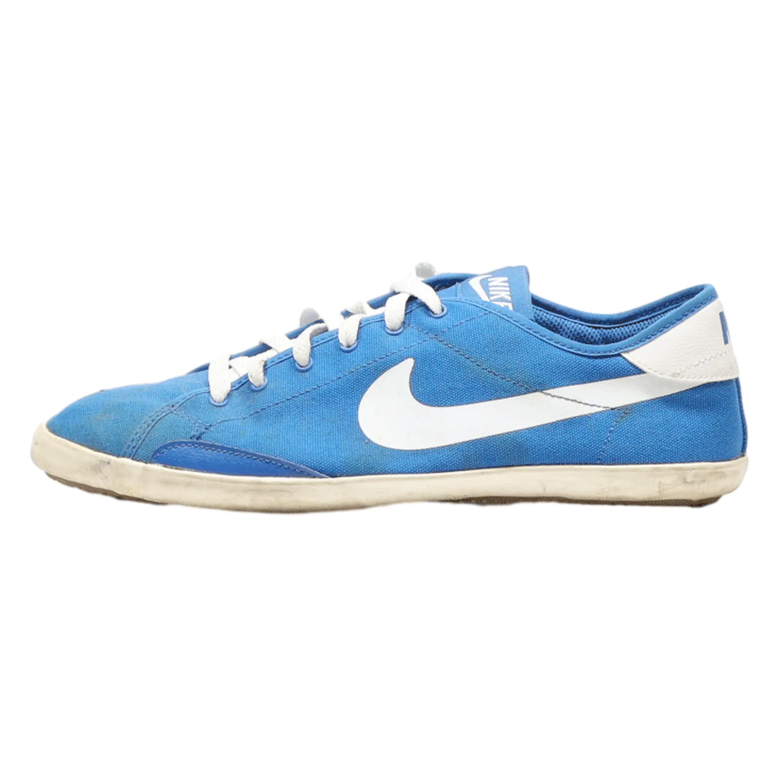 NIKE Low Top Trainers Blue Canvas Mens UK 9
