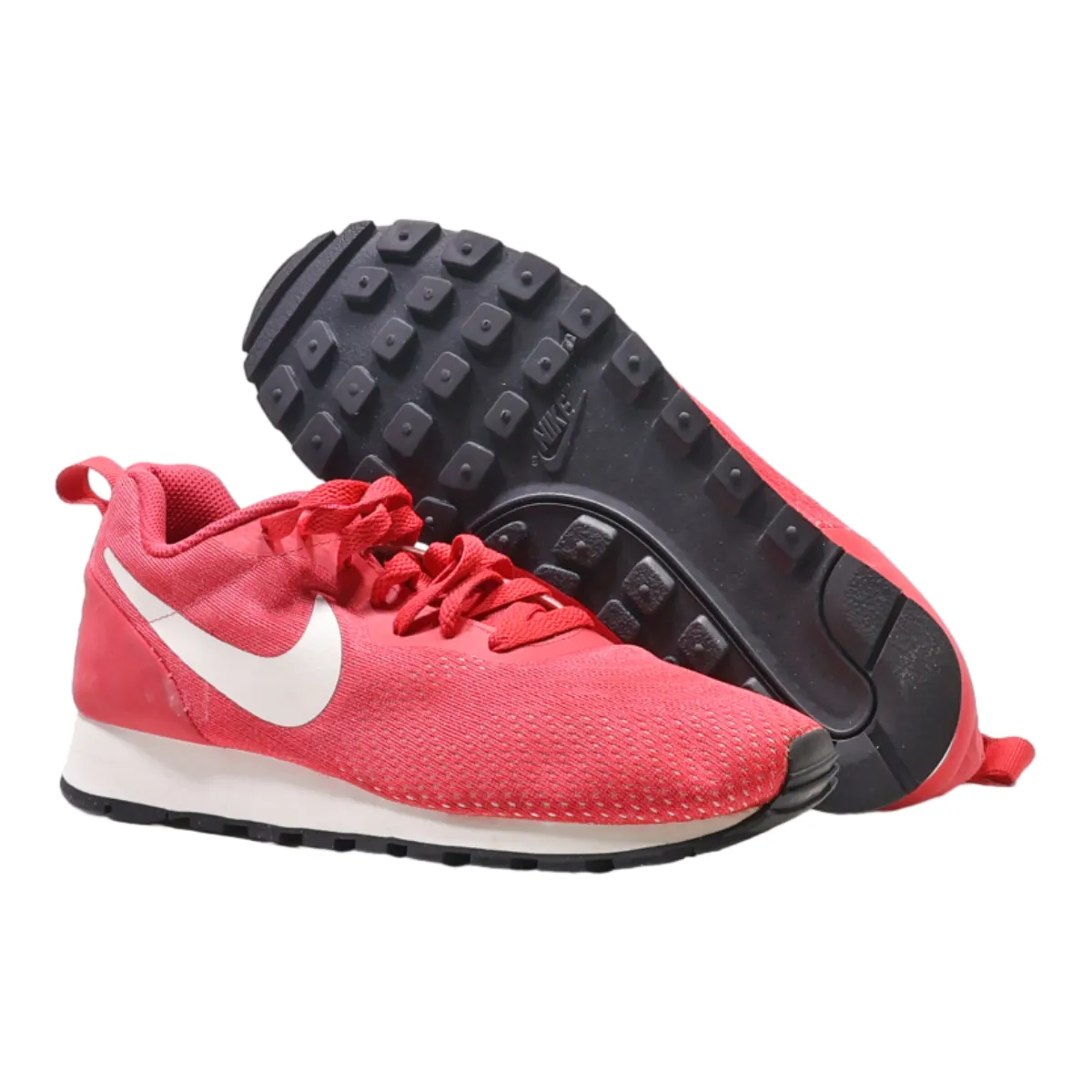 NIKE Sneaker Trainers Red Synthetic Womens UK 6