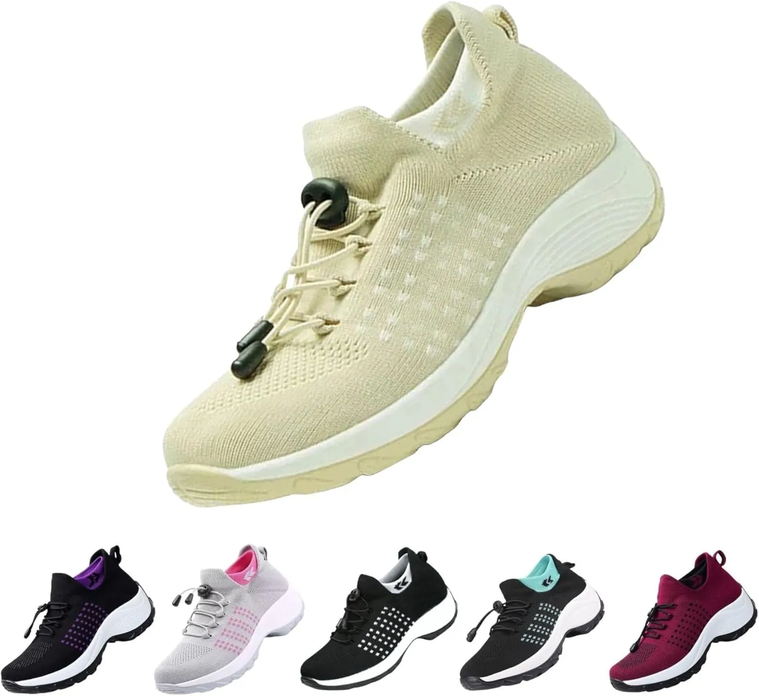 Ortho Stretch Cushion Shoes for Women Comfortwear Orthopedic Sneakers Ortho Comfortable Shoes for Plantar Fasciitis