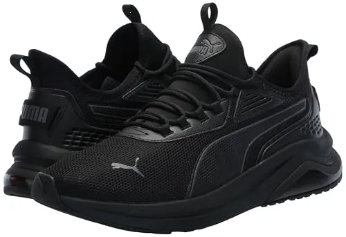 PUMA Men's Amplifier Black Gray Sneakers Size 10
