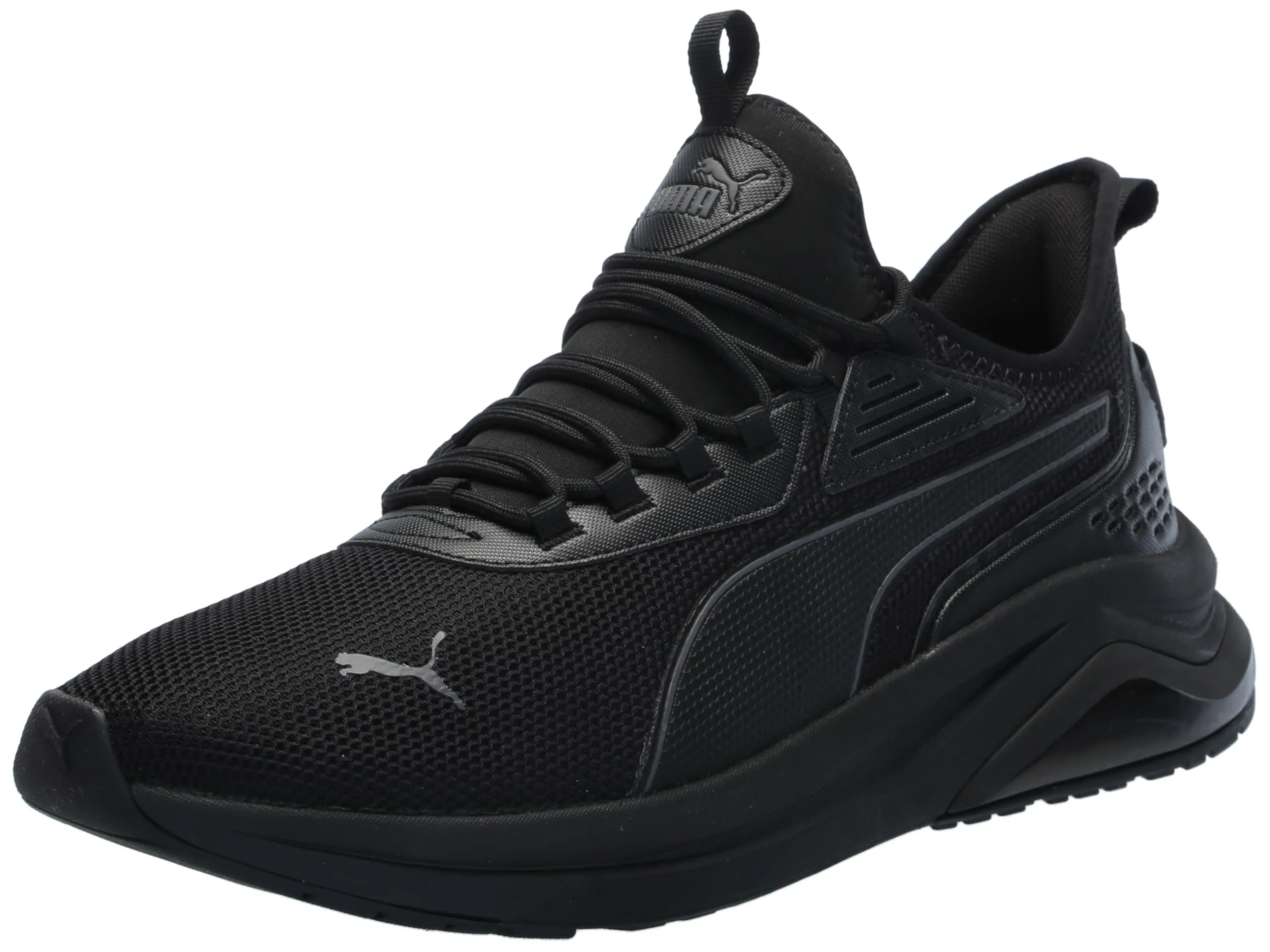 PUMA Men's Amplifier Black Gray Sneakers Size 10